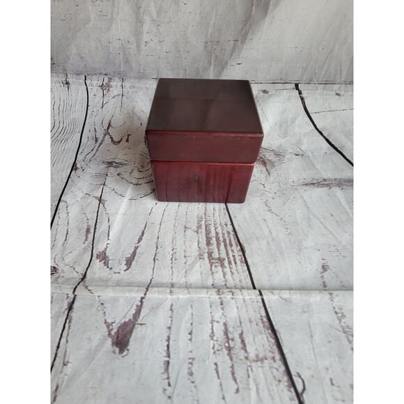 Vintage Navigator Clock & Compass Encased in Hinged Mahogany Wooden Box Untested - Picture 3 of 8